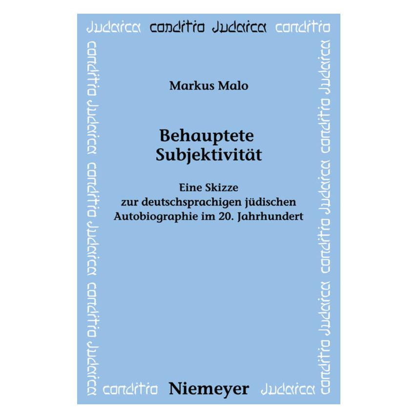 Niemeyer, Tübingen Behauptete Subjektivität (Deutsch, Hardcover, Markus Malo) (55202789)