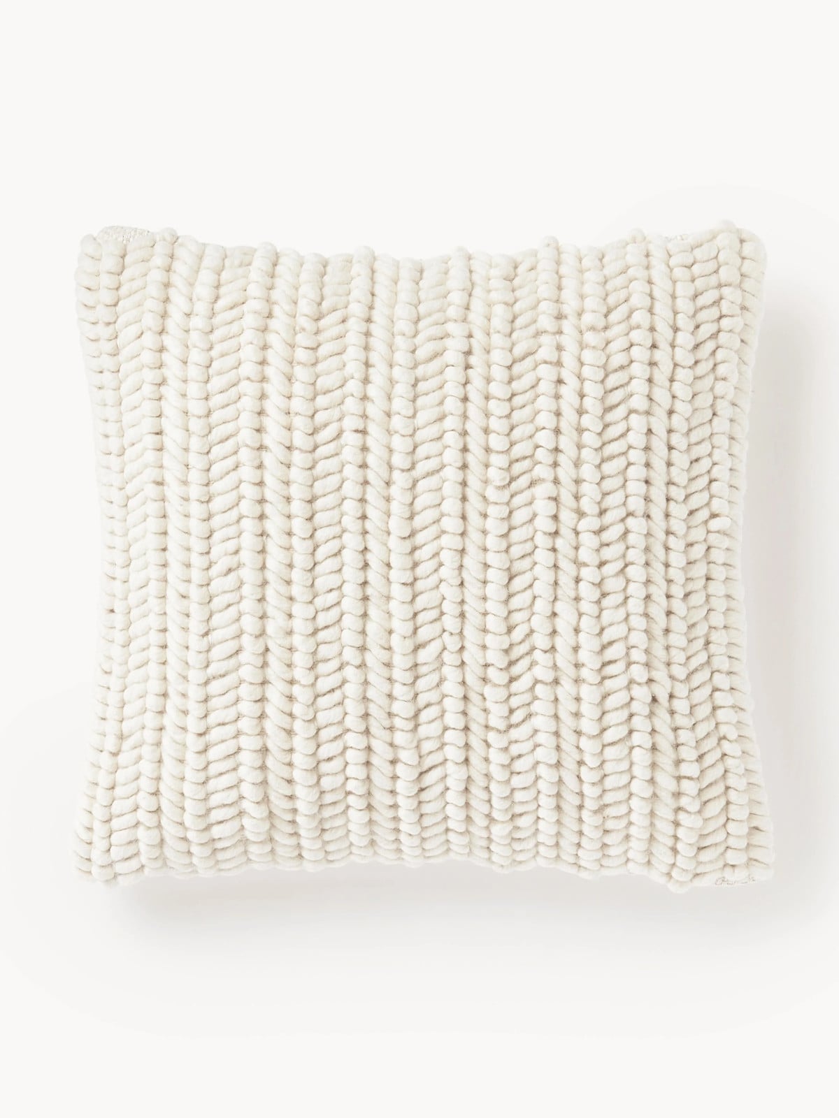 Westwing Collection Grofgebreide kussenhoes Idra