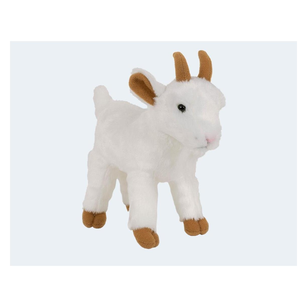 Semo Plüschtier Ziege, 20 cm, weiss, Stofftier Kuscheltier Ziegenbock Stofftiere Tier Tiere (20 cm) (CWV-07TW03)
