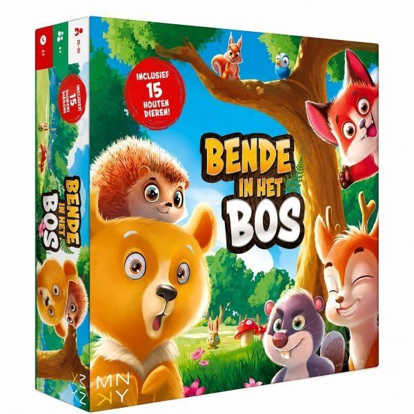 MNKY - Bende in het bos - Coöperatief en competitief bordspel