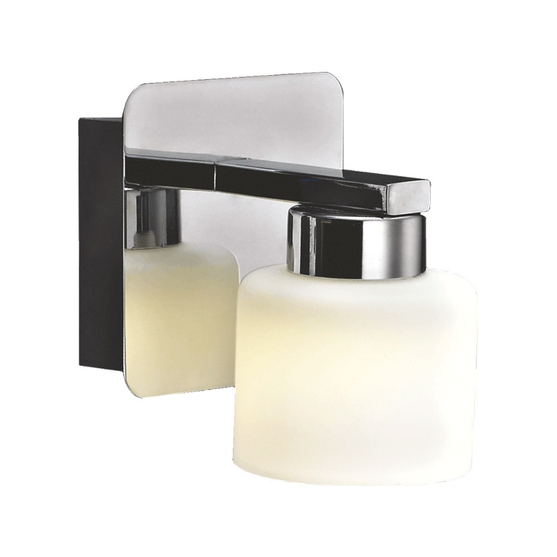 Prezent LED Wandlamp ELICA, Chroom, Lengte: 100 cm, Hoogte: 120 cm