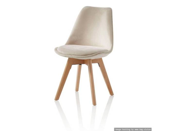 Set de 4 Chaises LAYLA ecru