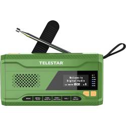 Telestar TOP NR 5 Notfallradio DAB, FM Bluetooth®, Notfallradio, DAB Taschenlampe, Akku-Ladefunktion Grün, Schwarz 5700011