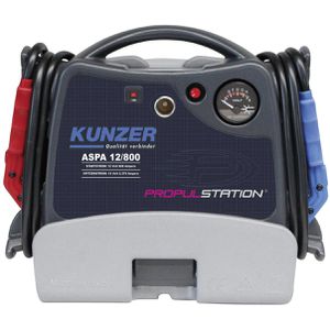 Kunzer Starthilfegerät ASPA 12/800, 12V, 2370A Spitzenstrom, mit Ladestation