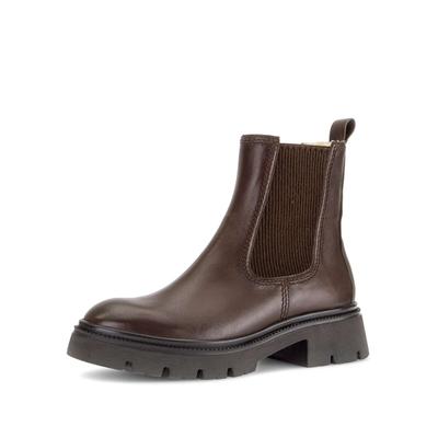 Chelseaboots GABOR "Chelsea Boot", Damen, Gr. 37, braun, Schuhe Chelseaboots