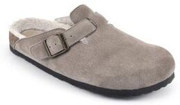 Women's White Mountain Bari Mules by White Mountain in Taupe Suede Fur (Size 11 M)