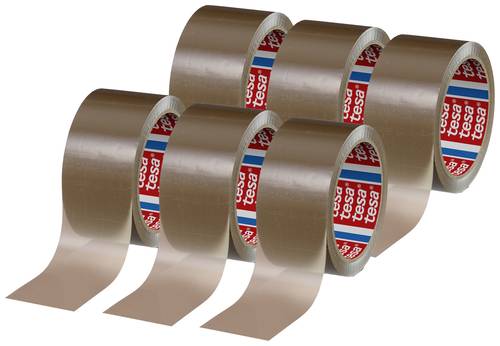 Tesa tesapack 4280 PP 04280-00040-00 Packband tesapack 4280 Braun (L x B) 66m x 50mm 6St.