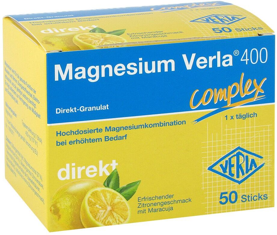 Magnesium Verla 400 Typ Zitrone 50stk