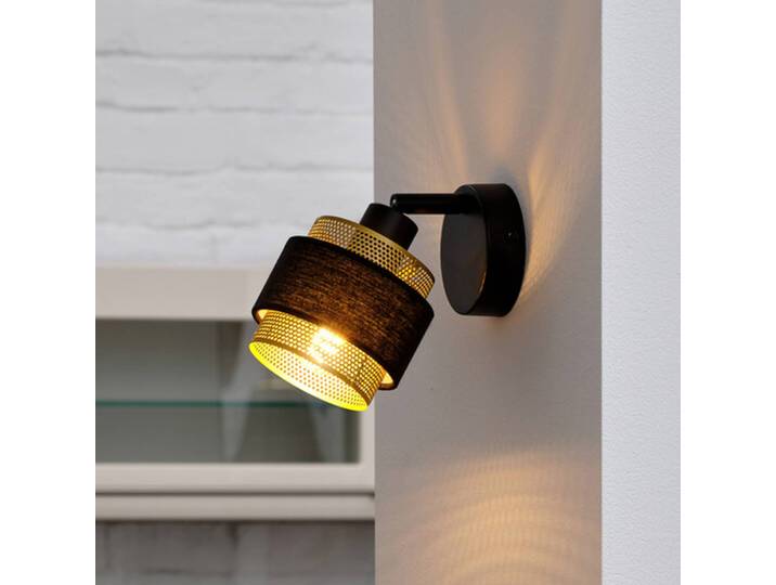 OSRAM Deckenlampe Decor Spot Hornet, schwarz, für Wohn- / Esszimmer, Textil / Stoff / Seide, Modern, Deckenlampe