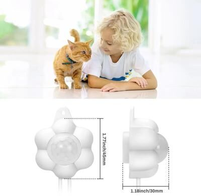 Inspired Finds SmartSense Motion Sensor Pet Water Fountain USB Powered Automatic Drinking Station For Cats & Dogs SmartSense Motion Sensor Pet Water Fountain USB Powered Automatic Drinking Station For Cats & Dogs