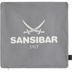 Kissenhülle SANSIBAR (BL 45x45 cm) - grau - BL 45x45 cm