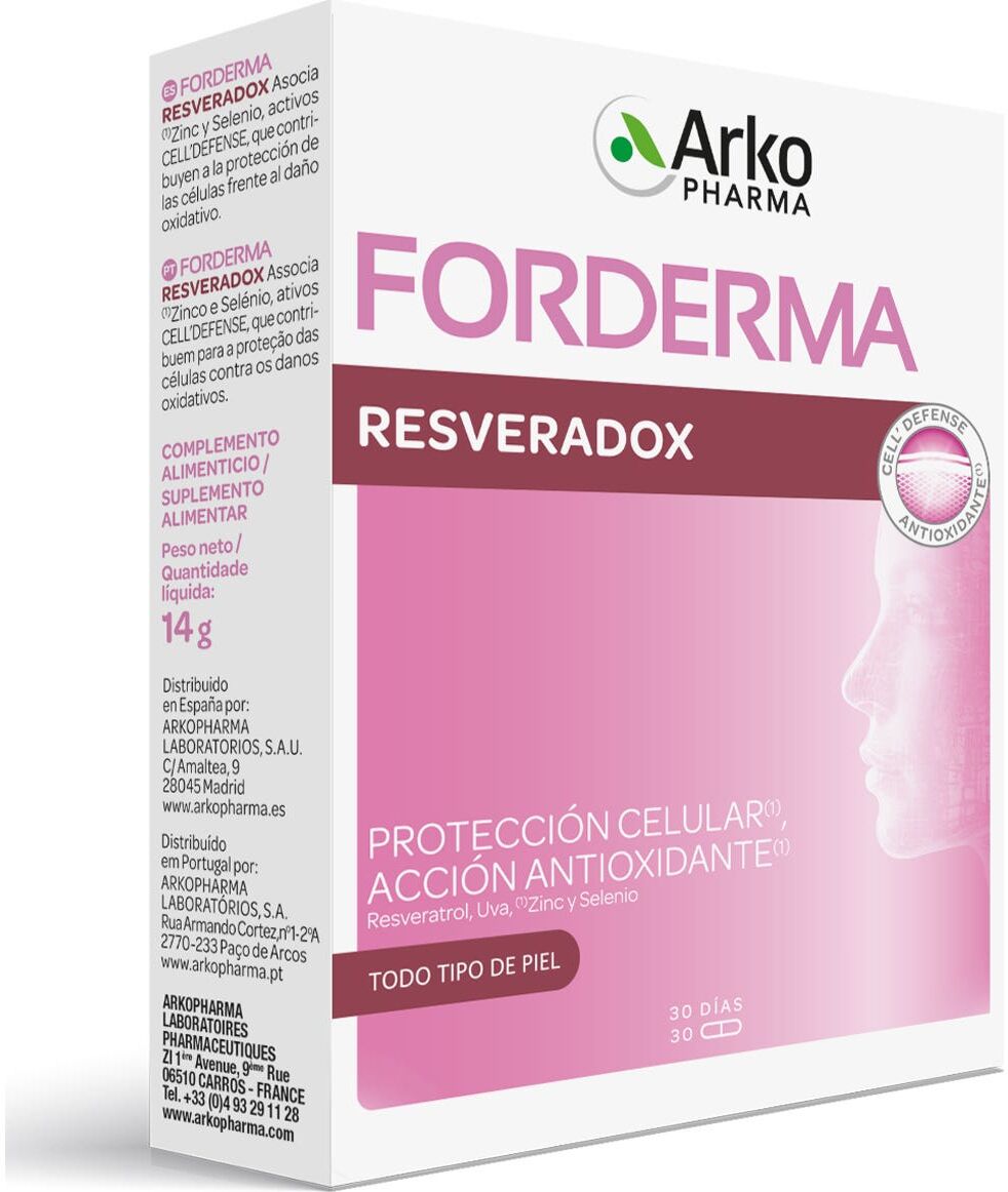 Arkopharma Forderma Resveradox 30caps