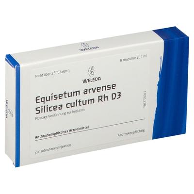 Equisetum Arvense Silicea cultum D 3 Ampullen 8 St