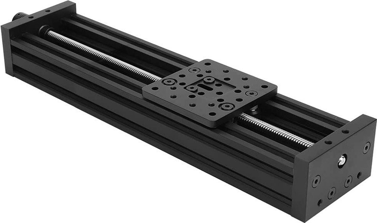 Precisie lineaire schuiftafel met kogelomloopspindel, 35 cm, zwart