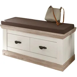 GARDEROBEN-SITZBANK Pinie Oslo Pinie Landhaus, Garderobenbank, 107 x 48 cm