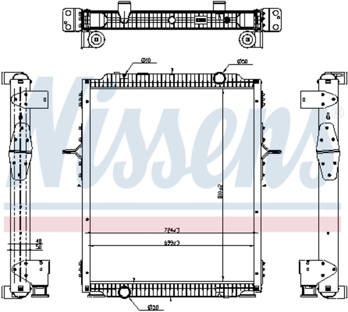 Kühler NISSENS 637878