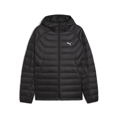 Daunenjacke PUMA "PACKLITE Daunenjacke mit Kapuze Herren", Herren, Gr. XS, schwarz, Obermaterial: 100% Polyester. Futter: 100% Polyester. Füllung: 10% Federn, 90% Entendaunen, Jacken Daunenjacke