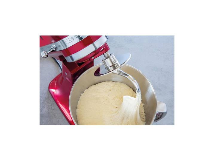 Knethaken KITCHENAID 5KSM5THDHSS , silber (grau), Edelstahl, Küchenmaschinen-Rührelemente, Knethaken