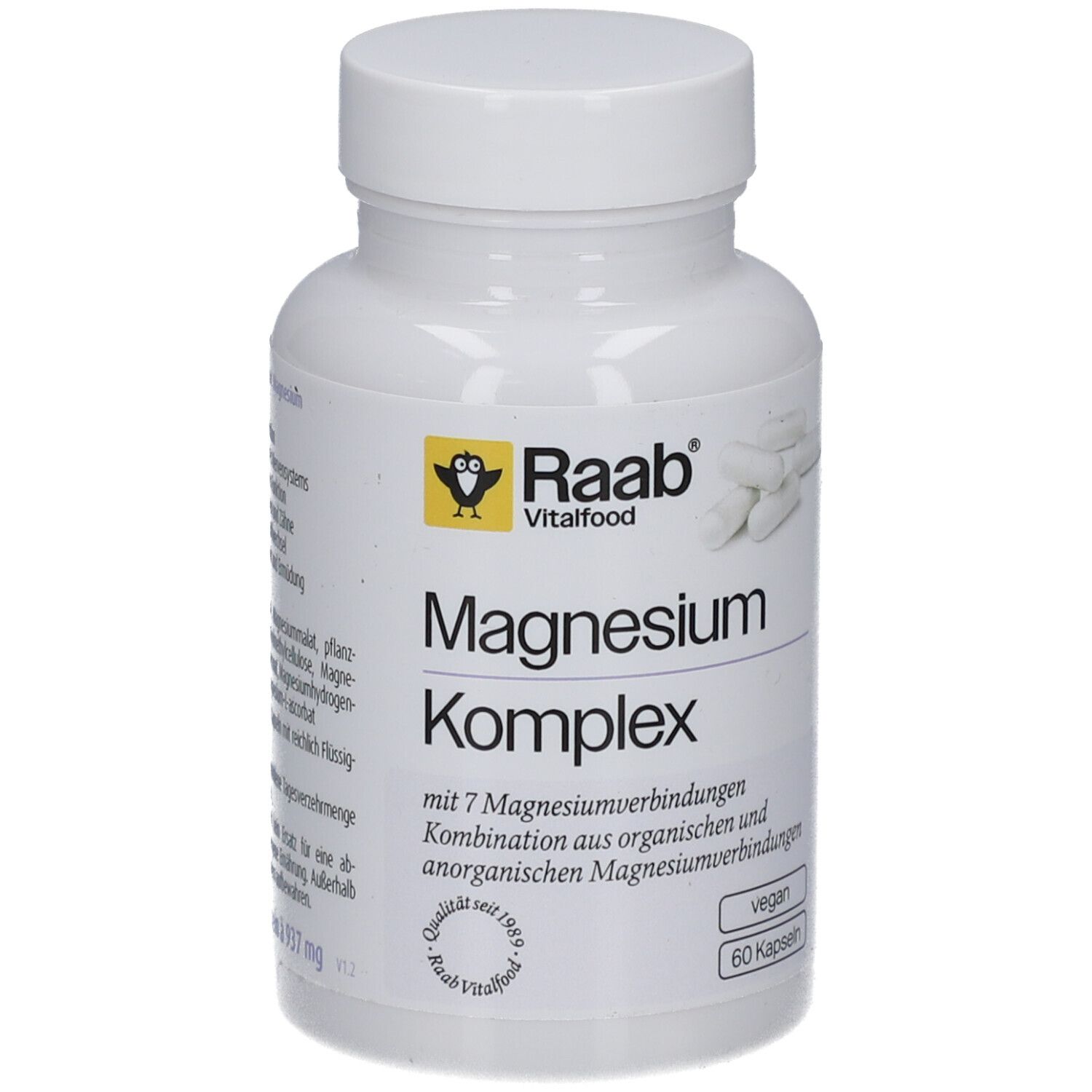 Raab Vitalfood Magnesium Komplex Kapseln 60 St