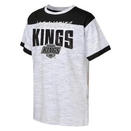 Outerstuff Powerblend Space Dye Crew JR T-Shirt (Los Angeles, JR L) (L) (Outerstuff)