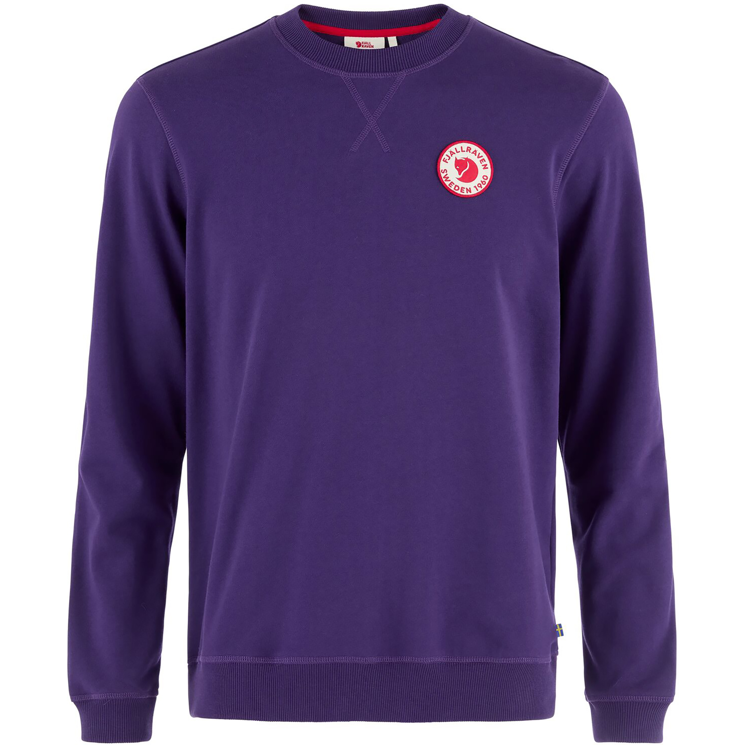 Fjällräven 1960 Logo Badge Herren Pullover lila Größe XXL Lifestyle Hautfreundlich