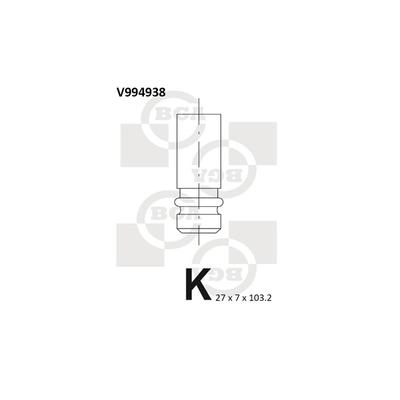 BGA Auslassventil v994938 für Volvo RENAULT