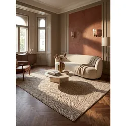 Flachgewebe-Teppich Ethno Beige 160x230 cm Ethno-Streifen