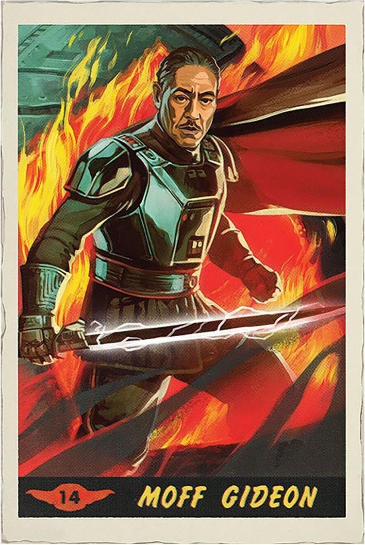 Star Wars The Mandalorian grote poster Moff Gideon