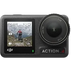 DJI Osmo Action 4 Essential Combo (120p, Bluetooth, WLAN), Action Cam, Schwarz