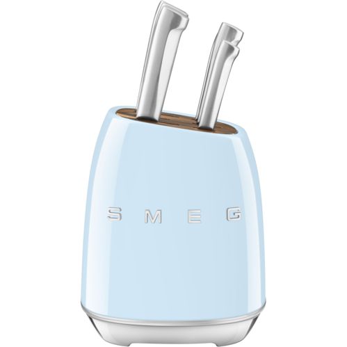 SMEG KBSF02PB Messerblock-Set Pastellblau