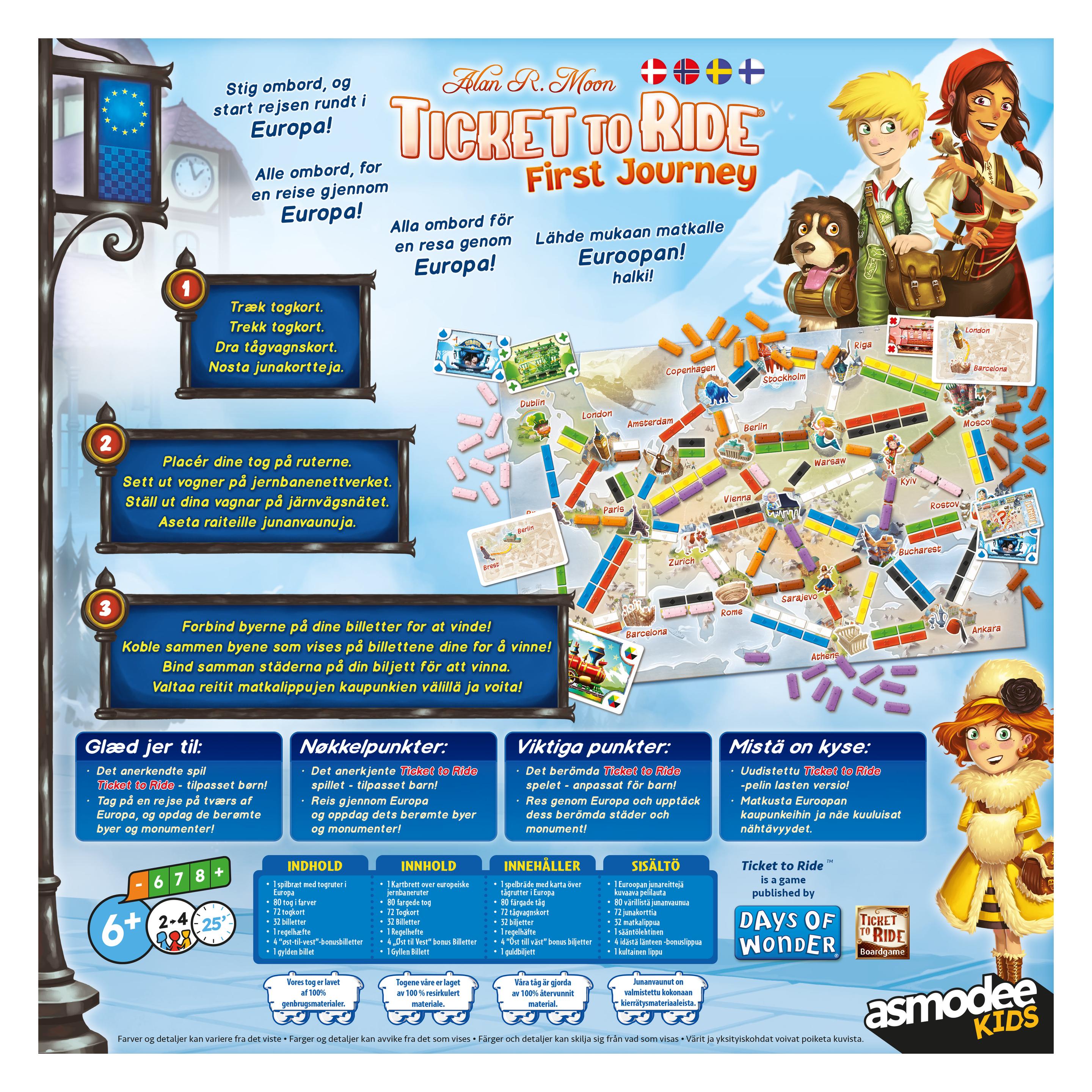 Days of Wonder TTR First Journey (Nordic) (AMDTTRFJ)