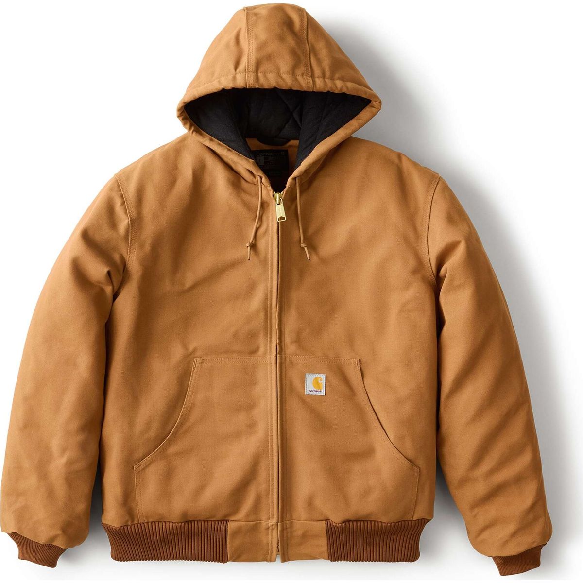 Carhartt Iconic J140 Firm Duck Active Jac carhartt brown (BRN) M REG 106673-BRNMREG