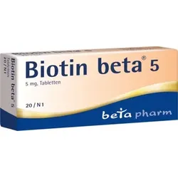 BIOTIN BETA 5 Tabletten 20 St Tabletten