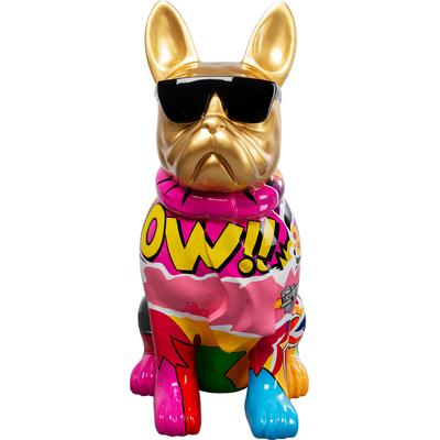 Dekofigur KARE DESIGN "Deko Figur Graffiti Dog", bunt (mehrfarbig), B:10cm H:20cm T:13cm, Polyresin, Dekofiguren