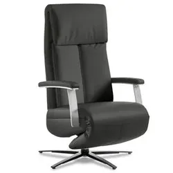 Segmüller Werkstätten Sessel Comforte Uno Anzio B4 Leder Schwarz