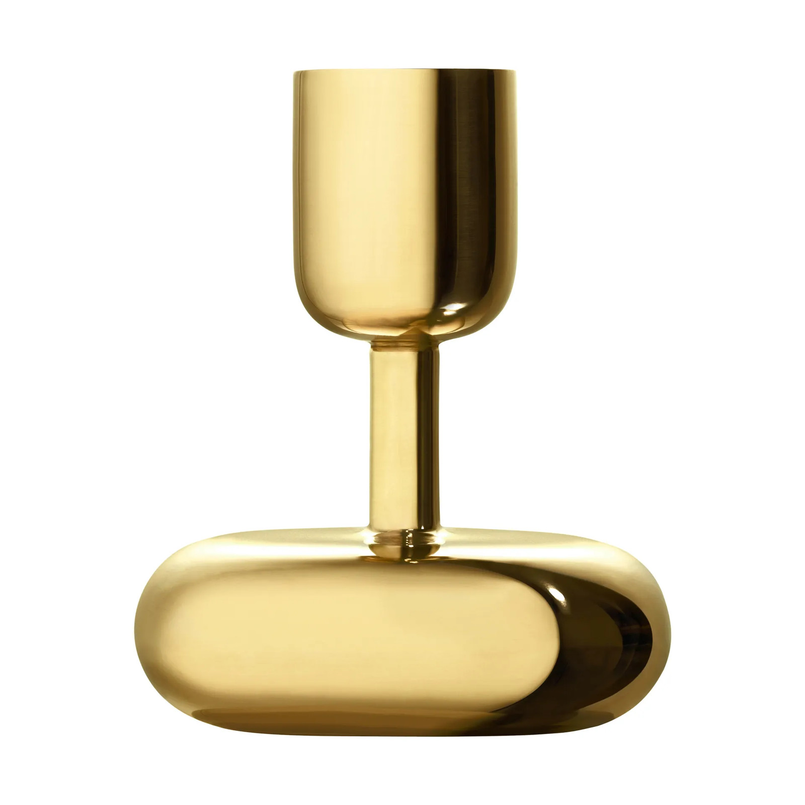 Iittala Nappula kaarsenhouder brons small 107 mm