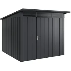 Hörmann Metall-Gerätehaus "Juno" mit Pultdach, JPD10 - Modern, 262 x 262 cm (B x T),anthrazit,