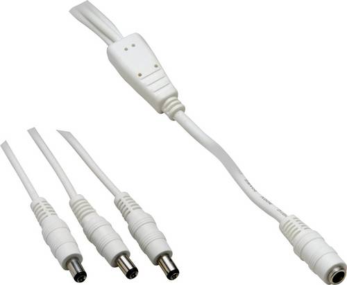 VOLTCRAFT 072981C Niedervolt-Anschlusskabel Niedervolt-Buchse - Niedervolt-Stecker 5.5mm 2.1mm 5.5mm 2.1mm 0.35m 1St.