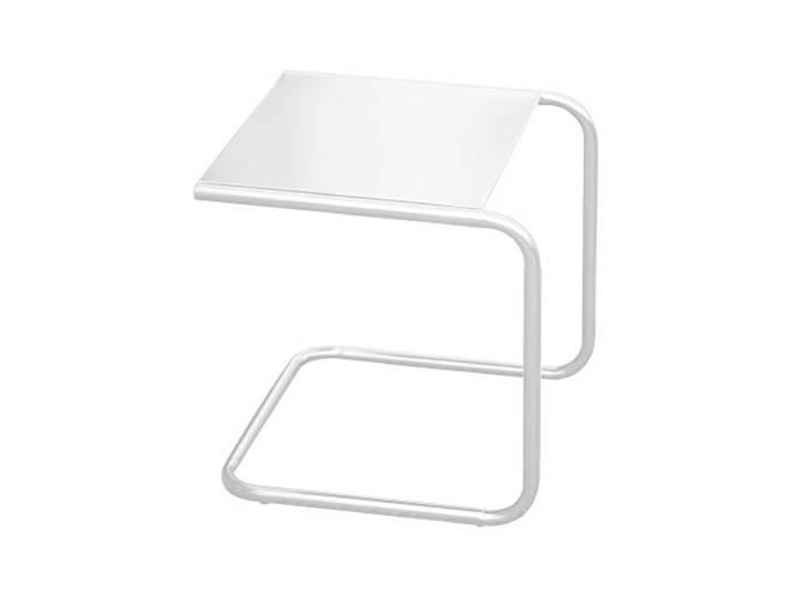 Jan Kurtz Club Beistelltisch aus pulverbeschichtetem Aluminium und Metall hergestellt, Farbe: Weiß, Maße: 40 x 40 x 40 cm, 493635