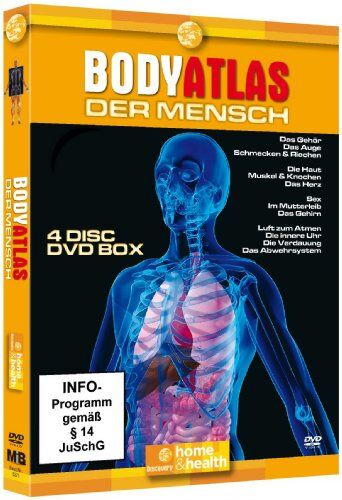 Dokumentation - Bodyatlas Box (4 DVDs) - Preis vom 08.10.2026 07:26:42 h