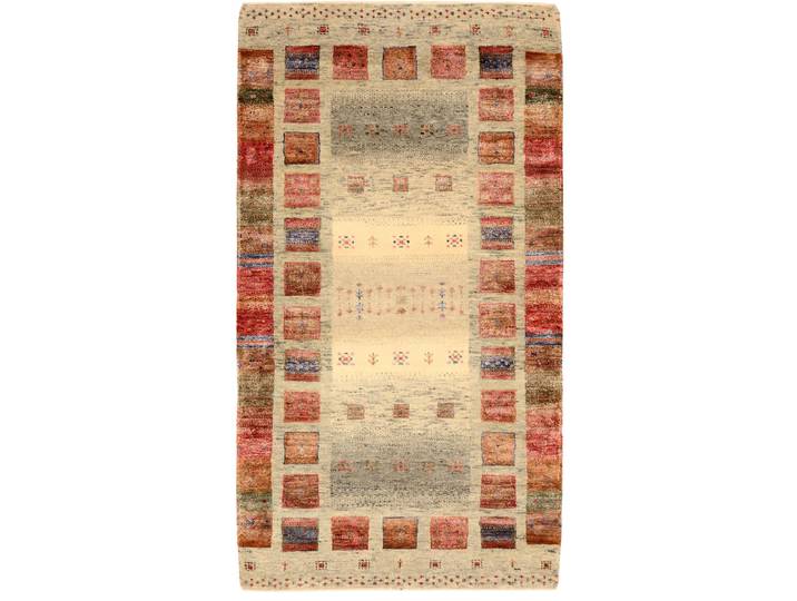 Gabbeh Loribaft Atelier Teppich 76x141 Handgeknüpft Modern Orientteppich
