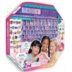 Mach es selbst! 2-in-1 Armband-Bastelset mit Charms