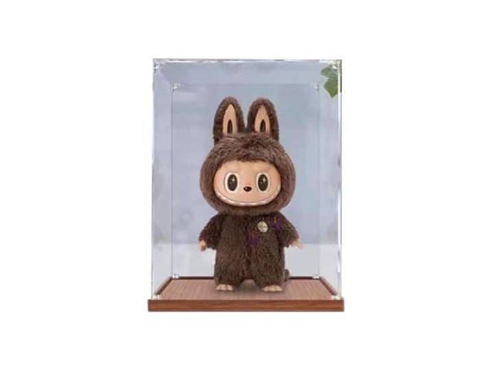 FEIFANBOYANG Transparente Acryl-Vitrine für Lego-Puppenmodell, staubdicht, transparent, Vitrine (nur Vitrine) (2 mm)