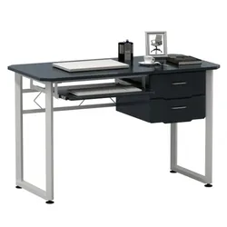 hjh OFFICE Schreibtisch WORKFLOW Melaminharzbeschichtete Spanplatte