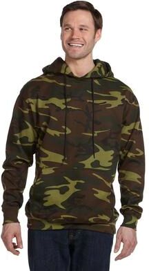 Code Five 3969 Men's Camo Pullover Hoodie in Green Woodland size XL LA3969