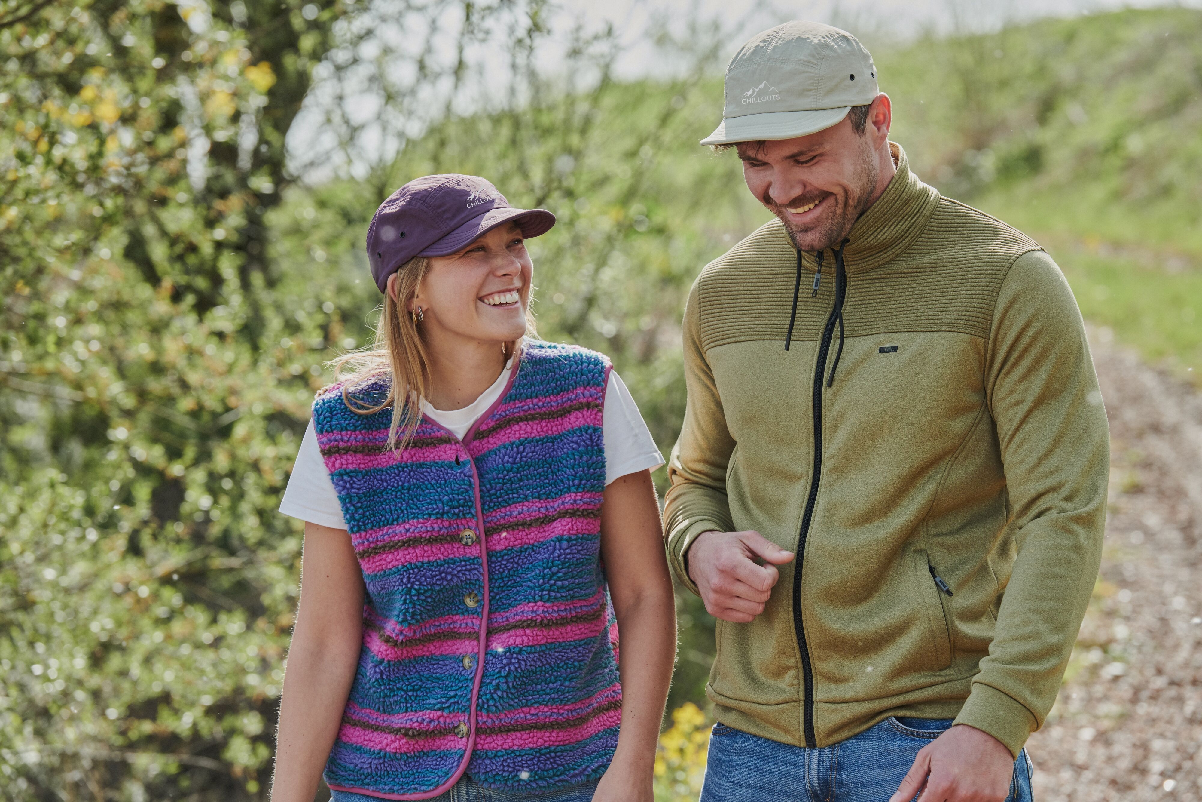 Baseball Cap CHILLOUTS "Bern Hat", beige, Kunstfaser, Caps Baseball Cap, Druckstellen reduzierende Cap im minimalistischen Outdoor-Look beige Einheitsgröße