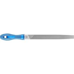 PFERD TOOLS 11216256 Werkstattfeile Flachspitz Hieb 1 inkl. Ergonomie-Feilenheft für grobe Zerspanung & Schruppen Länge 250 mm 1 St.