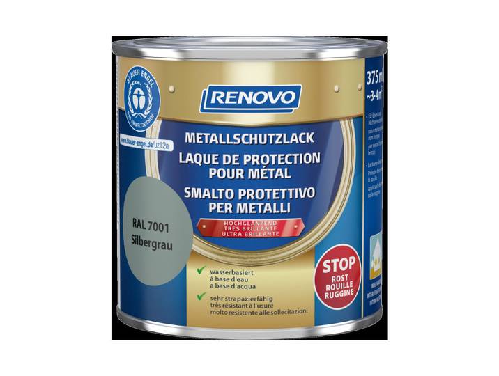 Renovo Metallschutzlack Grau 375 ml