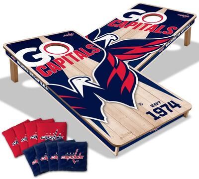 Skip's Garage Washington Capitals NHL 2x4 Cornhole Board Set