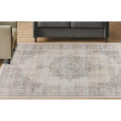 Teppich KAYOOM "Milan 125", grau, B:120cm H:5mm L:170cm, Polypropylen, Teppiche, Teppich, ca. 436.800 Points/qm, Kurzflorteppich, weiche Haptik, hochwertig